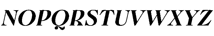 FTBrickDisplay MediumItalic Font UPPERCASE