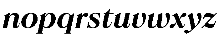 FTBrickDisplay MediumItalic Font LOWERCASE