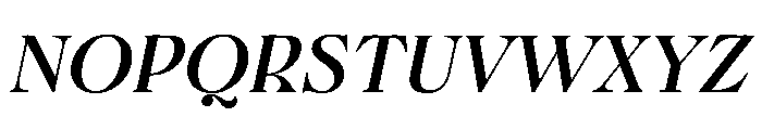 FTBrickDisplay RegularItalic Font UPPERCASE
