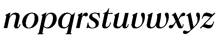 FTBrickDisplay RegularItalic Font LOWERCASE