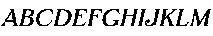 FTBrickText Italic Font UPPERCASE