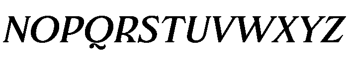 FTBrickText Italic Font UPPERCASE