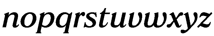 FTBrickText Italic Font LOWERCASE