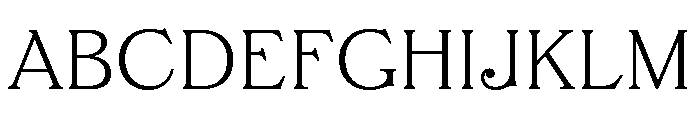 FTBrickText Thin Font UPPERCASE