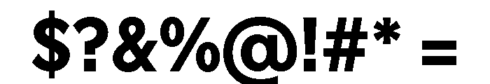 FTHabitUnlicensedTrial Bold Font OTHER CHARS
