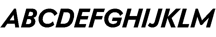 FTHabitUnlicensedTrial BoldItalic Font UPPERCASE