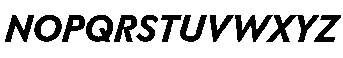 FTHabitUnlicensedTrial BoldItalic Font UPPERCASE