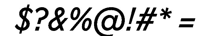 FTHabitUnlicensedTrial BookItalic Font OTHER CHARS