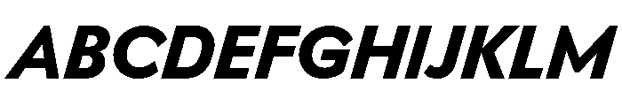 FTHabitUnlicensedTrial ExtraboldItalic Font UPPERCASE