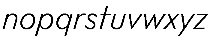 FTHabitUnlicensedTrial LightItalic Font LOWERCASE