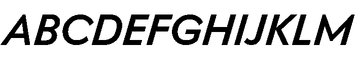FTHabitUnlicensedTrial MediumItalic Font UPPERCASE