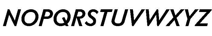 FTHabitUnlicensedTrial MediumItalic Font UPPERCASE