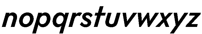 FTHabitUnlicensedTrial MediumItalic Font LOWERCASE