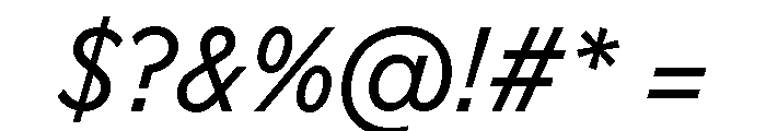 FTHabitUnlicensedTrial RegularItalic Font OTHER CHARS
