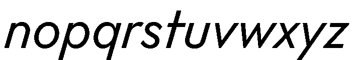 FTHabitUnlicensedTrial RegularItalic Font LOWERCASE