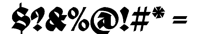 FTImpura Black Font OTHER CHARS