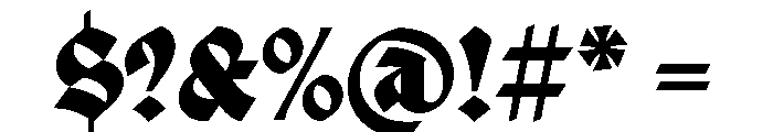 FTImpura Bold Font OTHER CHARS