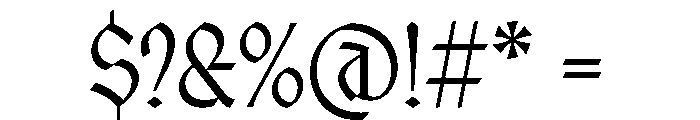 FTImpura ExtraThin Font OTHER CHARS