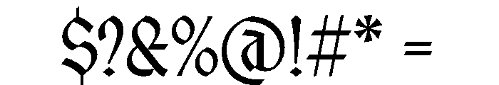 FTImpura Thin Font OTHER CHARS