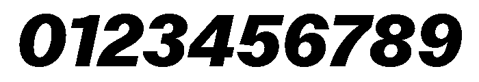 FTKunstGroteskUnlicensedTrial BlackItalic Font OTHER CHARS