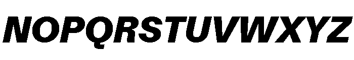 FTKunstGroteskUnlicensedTrial BlackItalic Font UPPERCASE