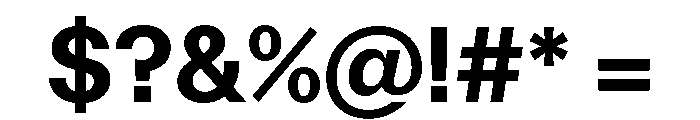 FTKunstGroteskUnlicensedTrial Bold Font OTHER CHARS