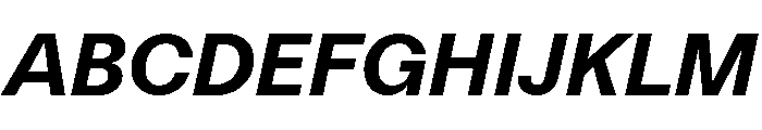 FTKunstGroteskUnlicensedTrial BoldItalic Font UPPERCASE