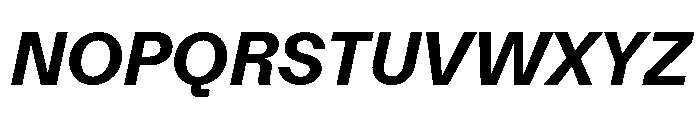 FTKunstGroteskUnlicensedTrial BoldItalic Font UPPERCASE