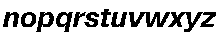 FTKunstGroteskUnlicensedTrial BoldItalic Font LOWERCASE