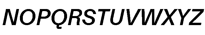 FTKunstGroteskUnlicensedTrial MediumItalic Font UPPERCASE