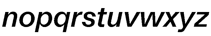 FTKunstGroteskUnlicensedTrial MediumItalic Font LOWERCASE