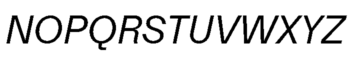 FTKunstGroteskUnlicensedTrial RegularItalic Font UPPERCASE