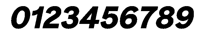 FTPilar BlackItalic Font OTHER CHARS