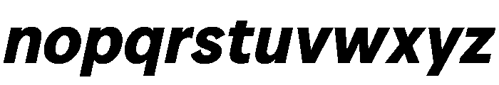 FTPilar BlackItalic Font LOWERCASE