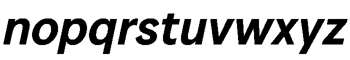FTPilar BoldItalic Font LOWERCASE