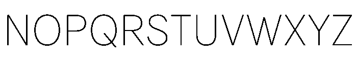 FTPilar Hair Font UPPERCASE