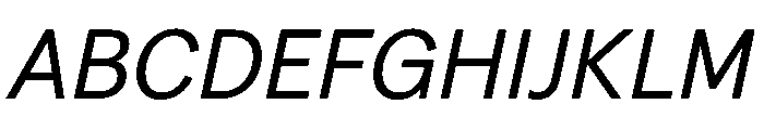 FTPilar Italic Font UPPERCASE