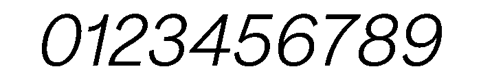 FTPilar LightItalic Font OTHER CHARS