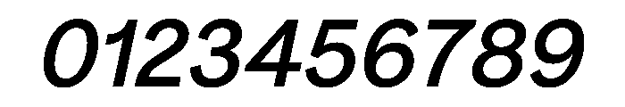 FTPilar MediumItalic Font OTHER CHARS