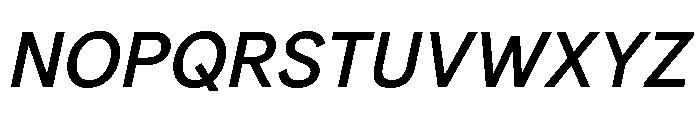 FTPilar MediumItalic Font UPPERCASE