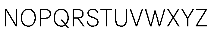 FTPilar Thin Font UPPERCASE