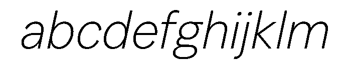 FTPilar ThinItalic FONT
