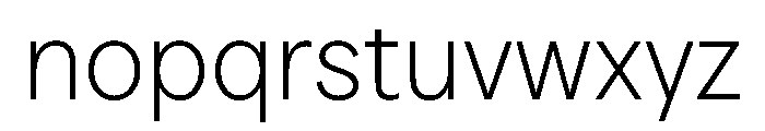 FTPilar Thin Font LOWERCASE