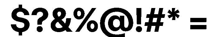 FTRegolaNeueUnlicensedTrial Bold Font OTHER CHARS