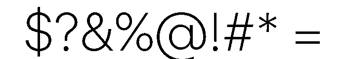 FTRegolaNeueUnlicensedTrial Light Font OTHER CHARS