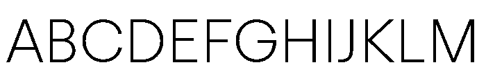 FTRegolaNeueUnlicensedTrial Light Font UPPERCASE