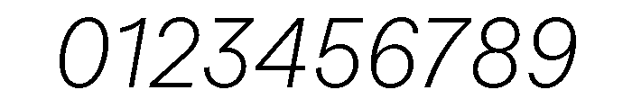 FTRegolaNeueUnlicensedTrial LightItalic Font OTHER CHARS
