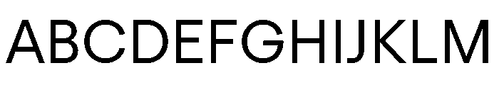 FTRegolaNeueUnlicensedTrial Regular Font UPPERCASE