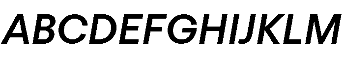 FTRegolaNeueUnlicensedTrial SemiboldItalic Font UPPERCASE