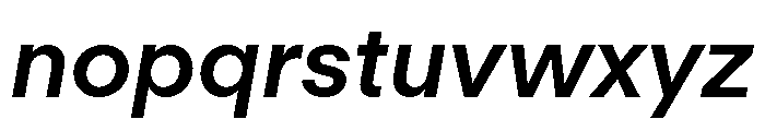 FTRegolaNeueUnlicensedTrial SemiboldItalic Font LOWERCASE